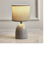 Load image into Gallery viewer, Table lamp Selene Ceramic Table Lamp - 28 cm Grey