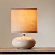 Load image into Gallery viewer, Cassia Ceramic Table Lamp - 24cm