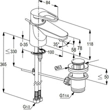 Load image into Gallery viewer, POLO E single lever basin mixer (RAK30030-03)