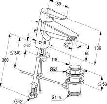 Load image into Gallery viewer, PROJECT single lever basin mixer (RAK 11000)