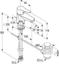 Load image into Gallery viewer, POLARIS single lever basin mixer RAK10000