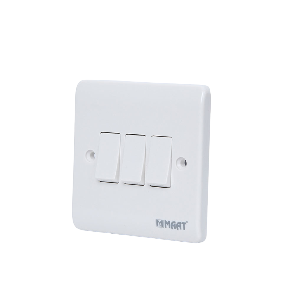 MAAT Z301 10A 3GANG 1 WAY SWITCH