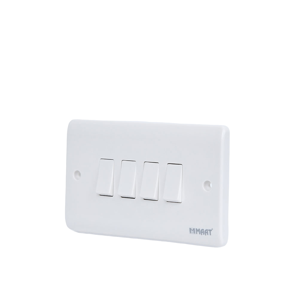 MAAT Z301 10A 4GANG 1 WAY SWITCH