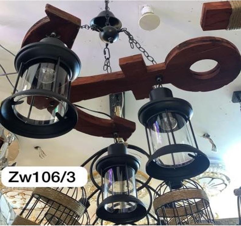 Hanging light Wooden