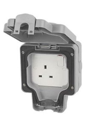 Single Switch Socket 13A Waterproof