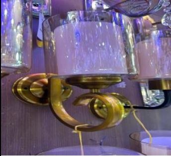Wall Lamp with Glass