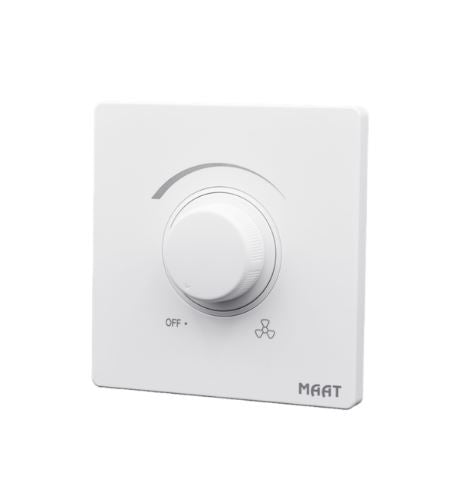 MAAT Q-SERIES Fan Dimmer 1Gang 250W WHITE
