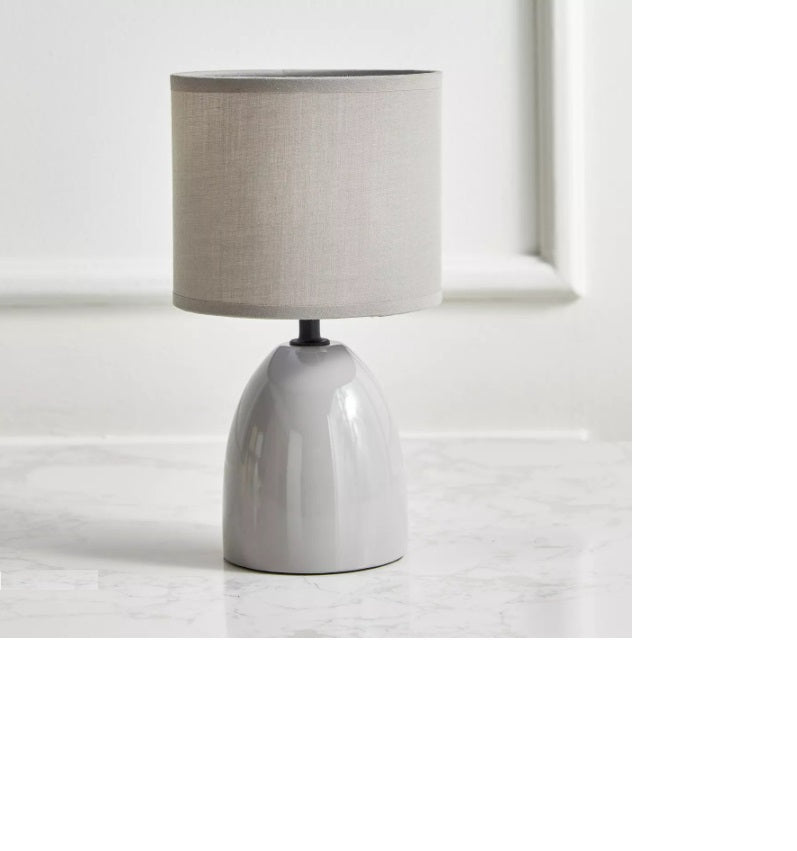 Table lamp Selene Ceramic Table Lamp - 28 cm Grey