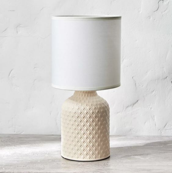 Table Lamp Wilma Ceramic Beige - 31 cm