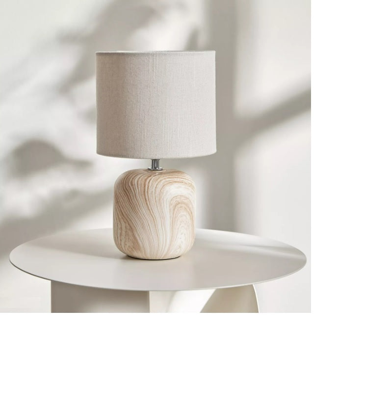 Table Lamp Grace Ceramic - 31 cm Natural