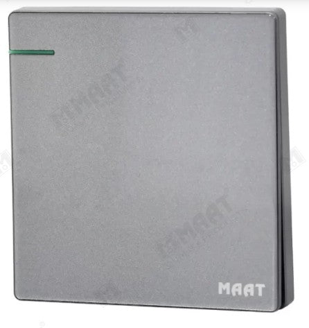 MAAT Q-SERIES 1GANG 2WAY SWITCH M81Q/2Y GLASS GREY