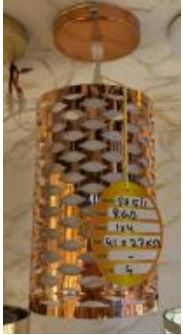 Pendant Light Single Rose Gold