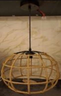 Pendant Light Single with Jute Rope