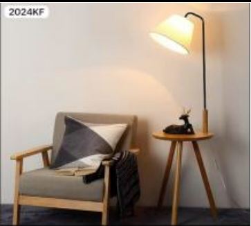 Lamp Shade with Stool