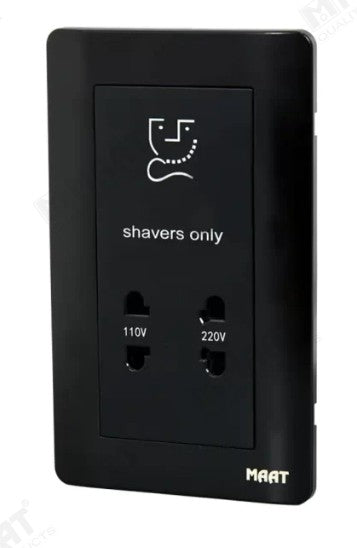 MAAT GLASS BLACK SHAVER SOCKET