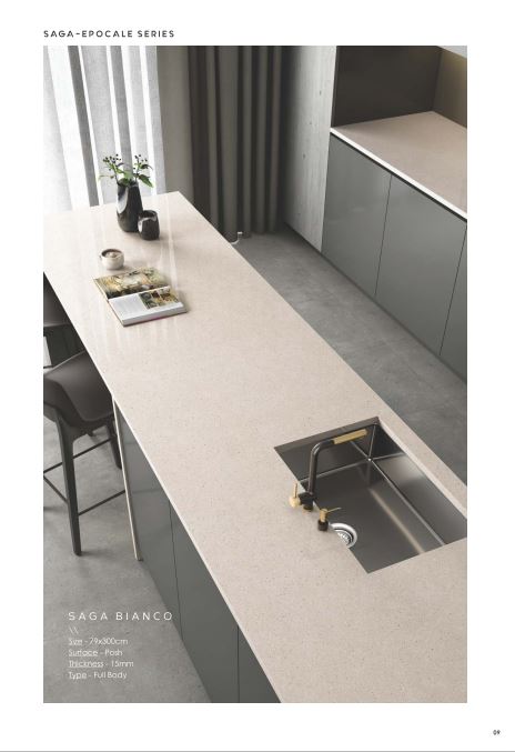 Simpolo Chefstone Saga Bianco Glossy