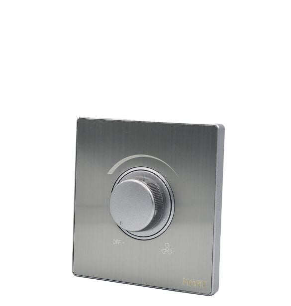 MAAT 1 Gang Fan Dimmer SILVER