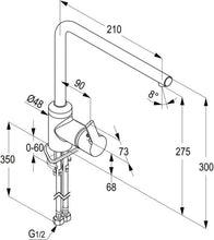 Load image into Gallery viewer, PASSION single lever sink mixer (RAK 13012)
