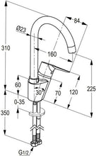 Load image into Gallery viewer, POLARIS single lever sink mixer (RAK 10050)
