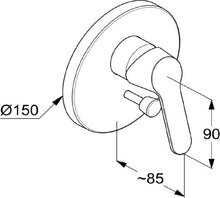 Load image into Gallery viewer, PEAK concealed single lever bath and shower mixer, trim set (RAK 18075)
