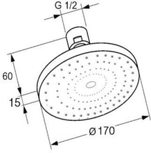 Load image into Gallery viewer, Overhead shower 170 mm (RAK 22055)
