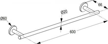 Load image into Gallery viewer, CALIBER single towel bar (RAK 21001)

