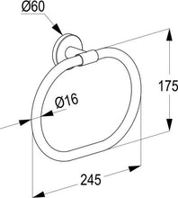 Load image into Gallery viewer, CALIBER towel ring (RAK 21003)
