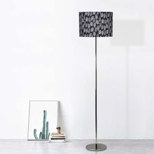 Load image into Gallery viewer, Metal Floor Lamp - Chrome+Leaf
