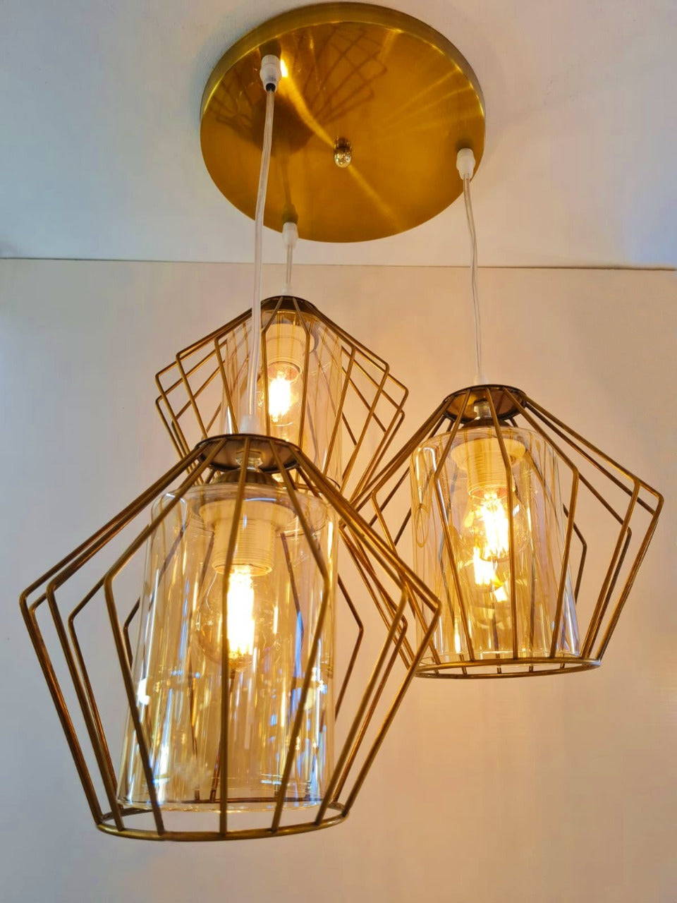 Pendant Light Golden frame