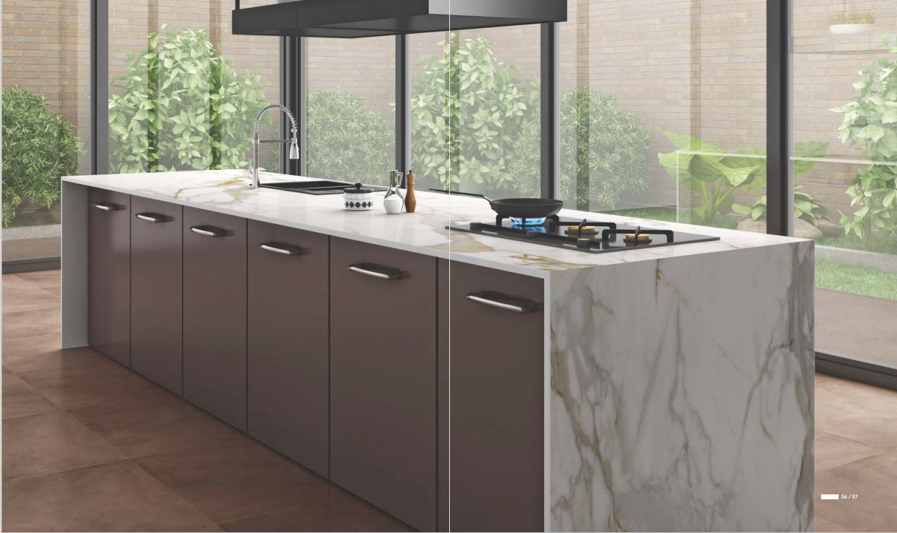 Simpolo Kitchdeck Statuario Gold