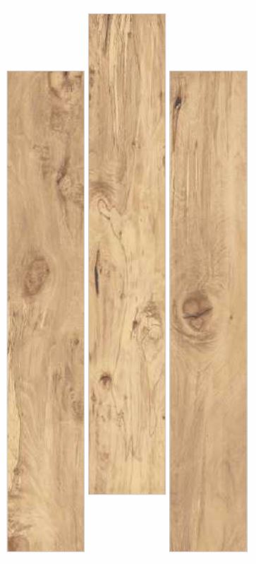 Simpolo Wooden Plank Bruciato Curly Olive